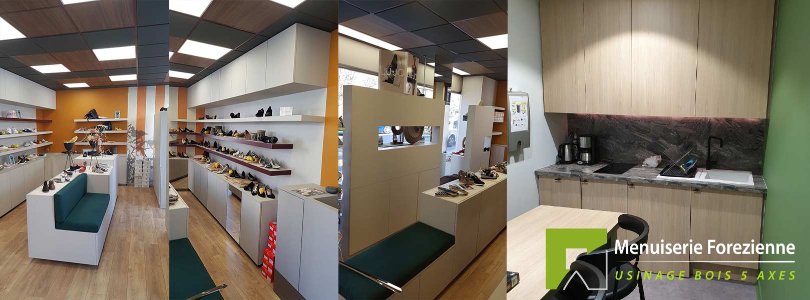 Fabrication de mobilier pour l'agencement et les commerces