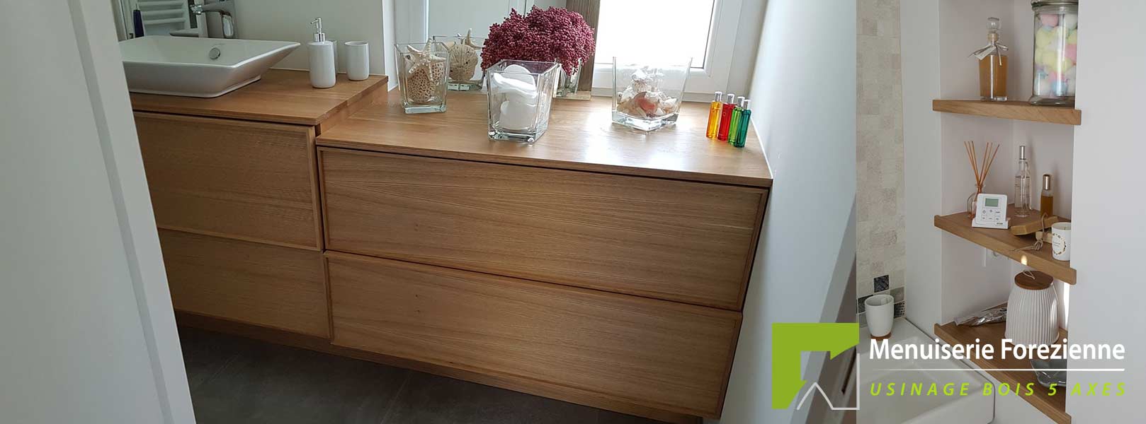 Fabrication de mobilier pour cusiine ou salle de bains