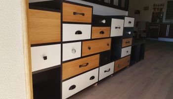 Réalisation d'un meuble d'entrée