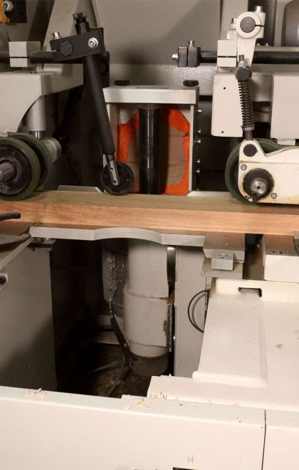 Usinage d'un pièce de bois sur les 4 faces avec SCM Profilset 60