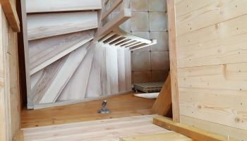 Réalisation d'un escalier bois