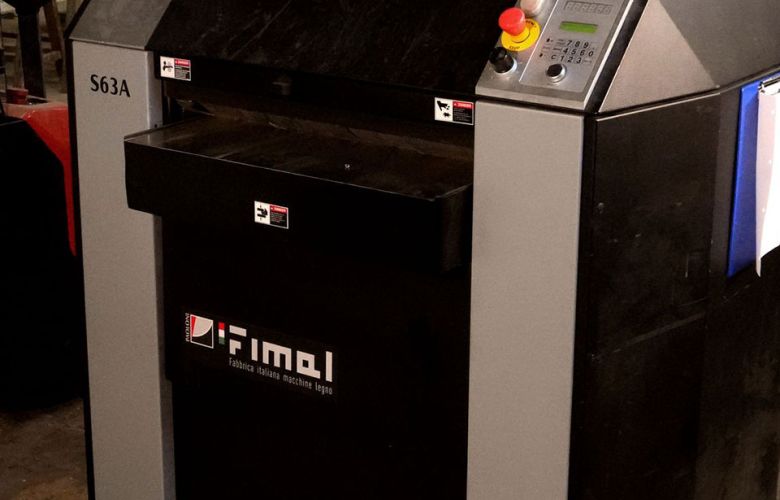 Vue de la machine avant Fimal 563A en sous-traitance de rabotage
