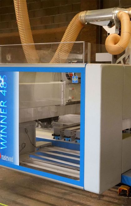 Usinage d'une pièce en 3D sur centre d'usinage Winner 485