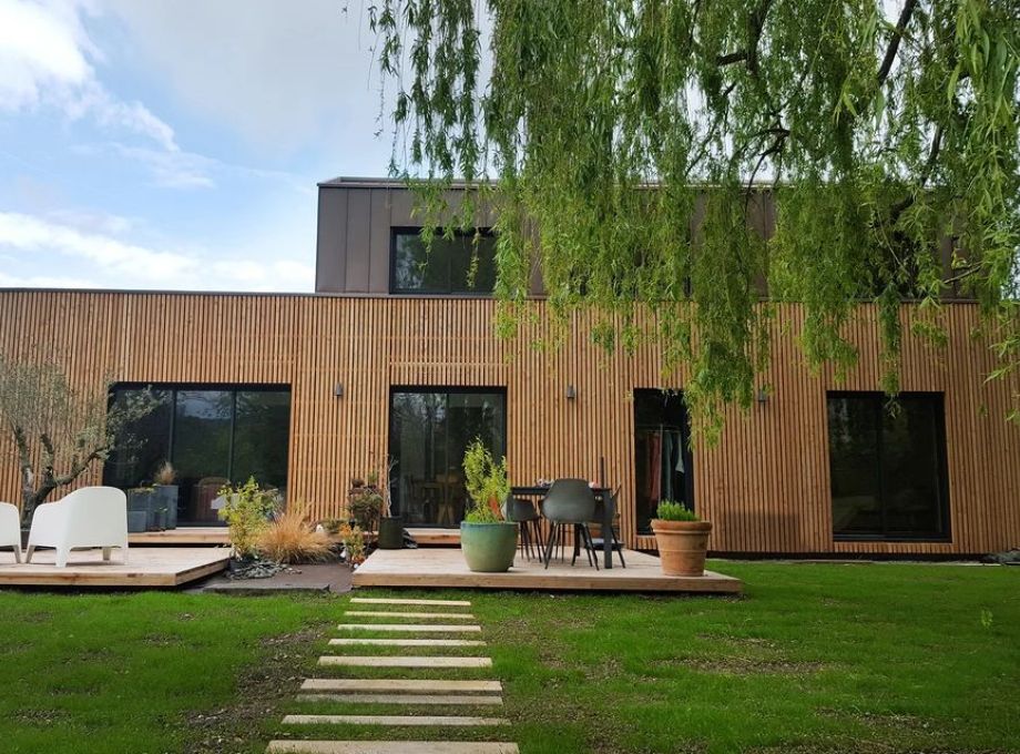 Réalisation d'une extension d'habitation bois