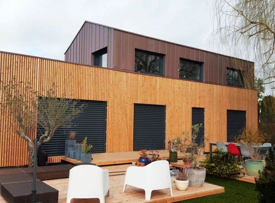 Réalisation d'une extension de maison en bois