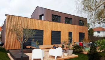 Réalisation d'une extension de maison en bois