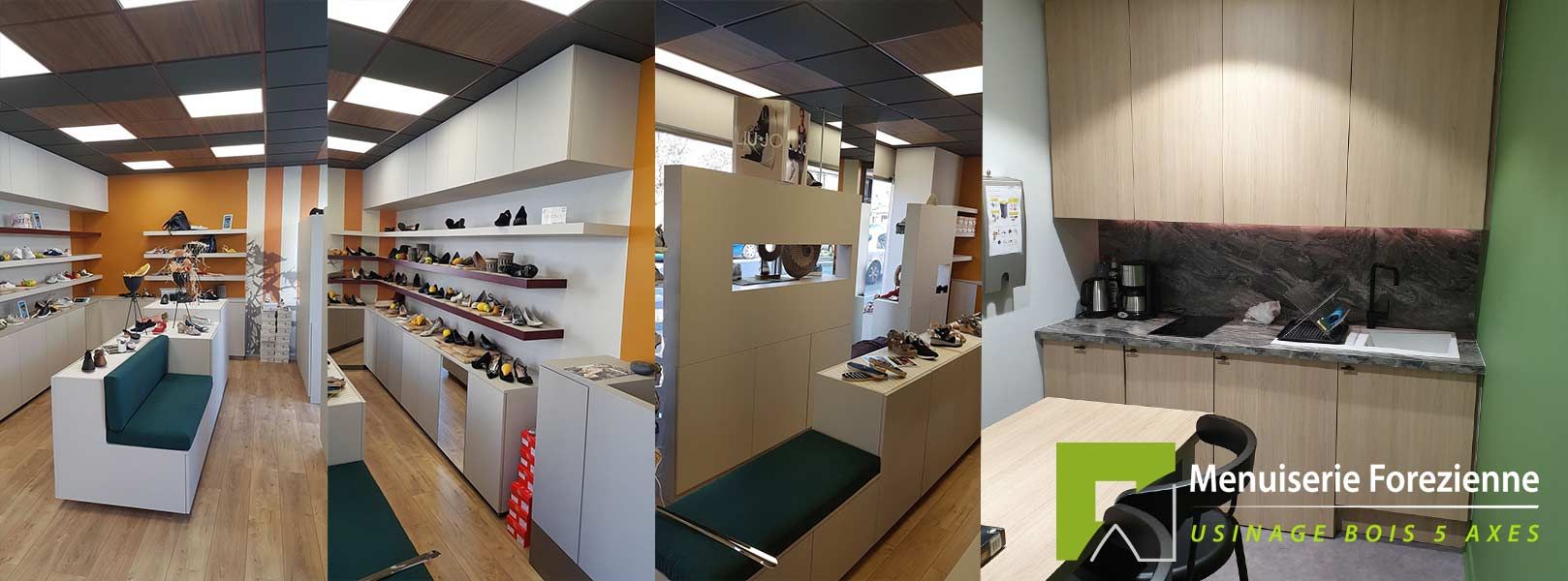 Fabrication de mobilier pour l'agencement et les commerces