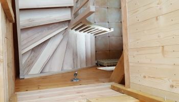 Réalisation d'un escalier bois